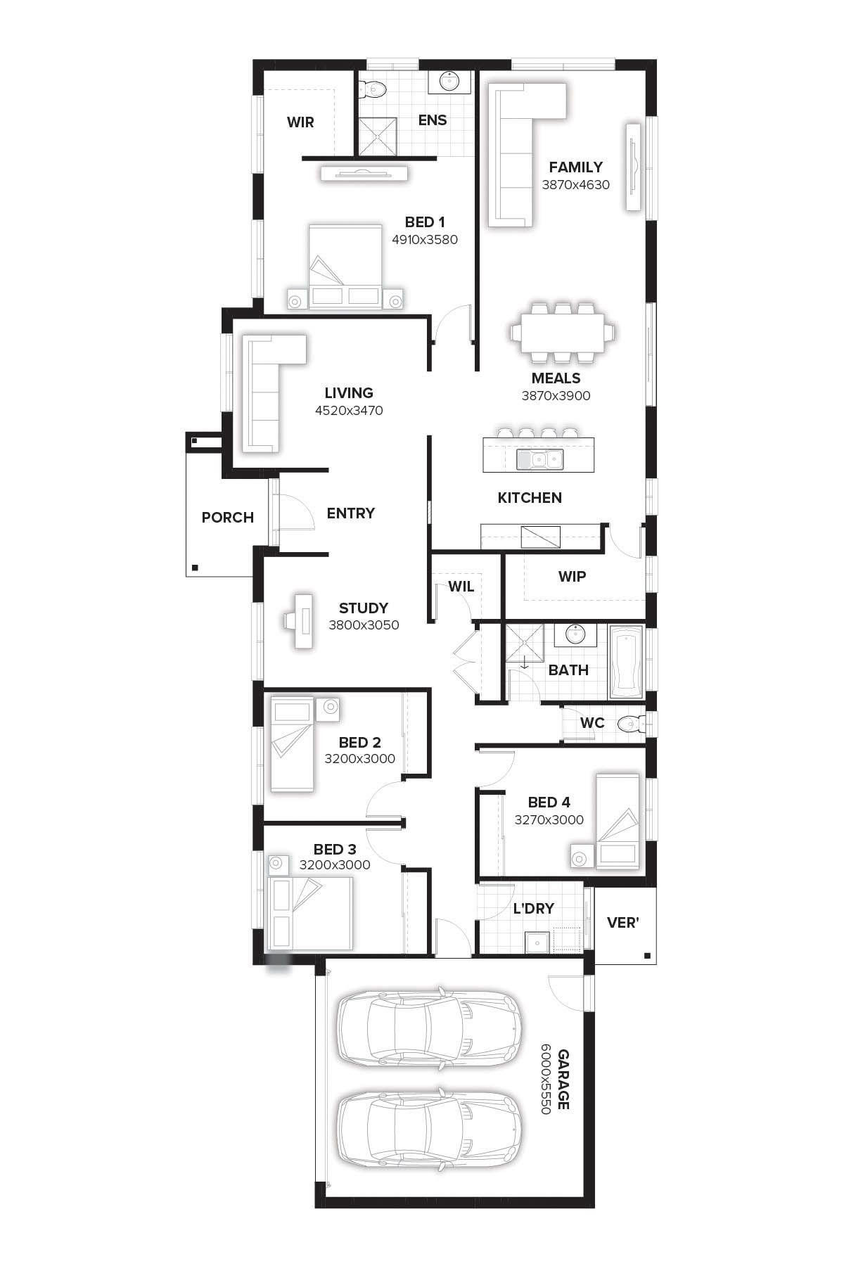 Stanford 240 by Burbank, NSW Price, Floorplans, Facades, Display Homes and more iBuildNew
