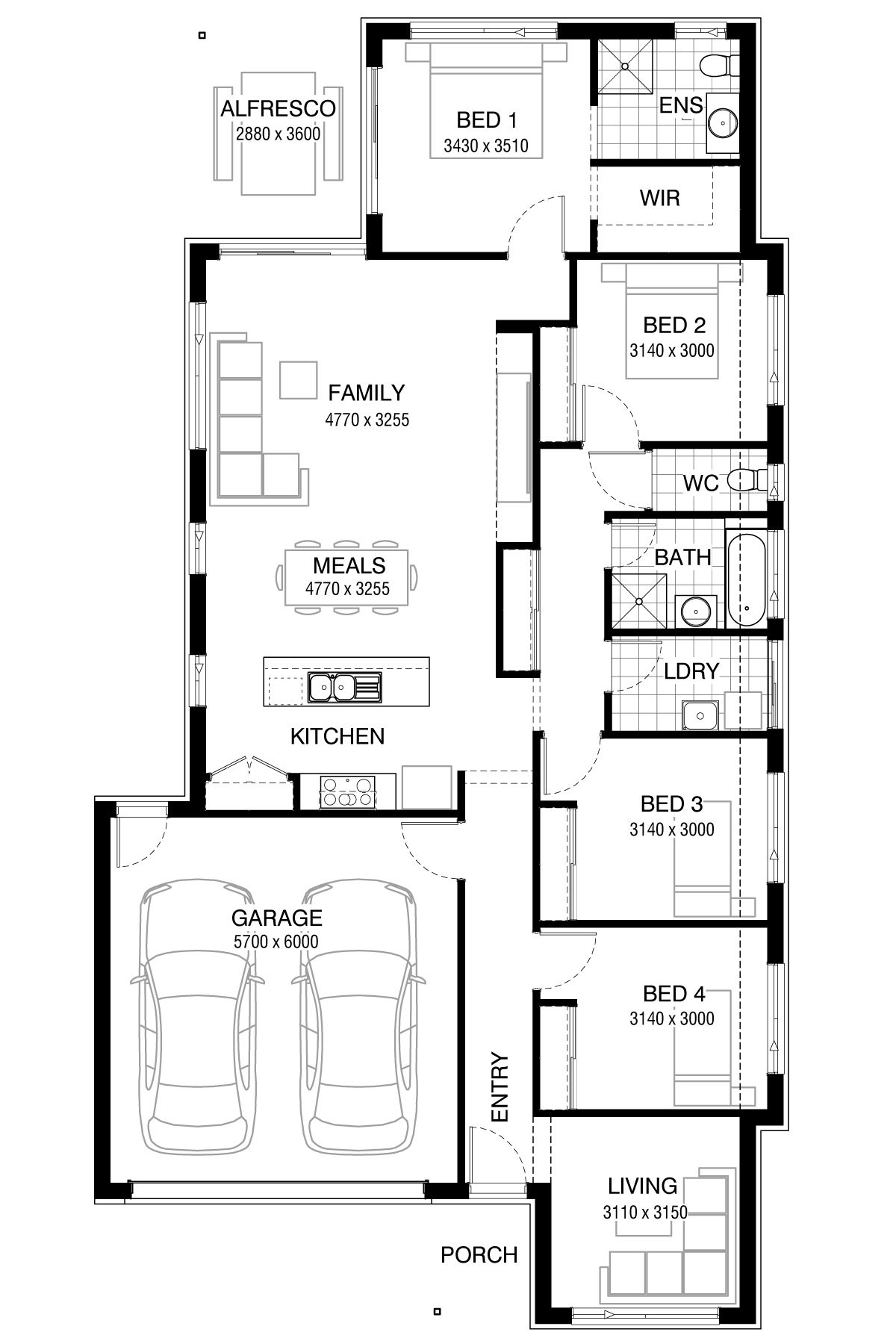 Surrey 205 by Burbank Homes QLD, QLD Price, Floorplans, Facades
