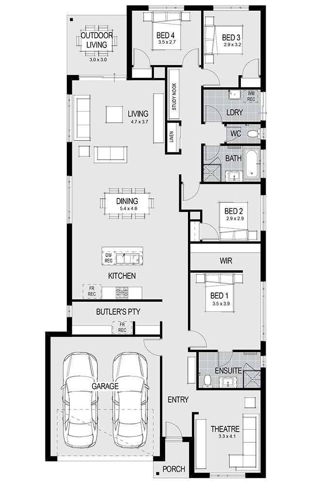 Kansas 26 Melbourne by Home Group WA, VIC from 282,990 Floorplans, Facades, Display Homes