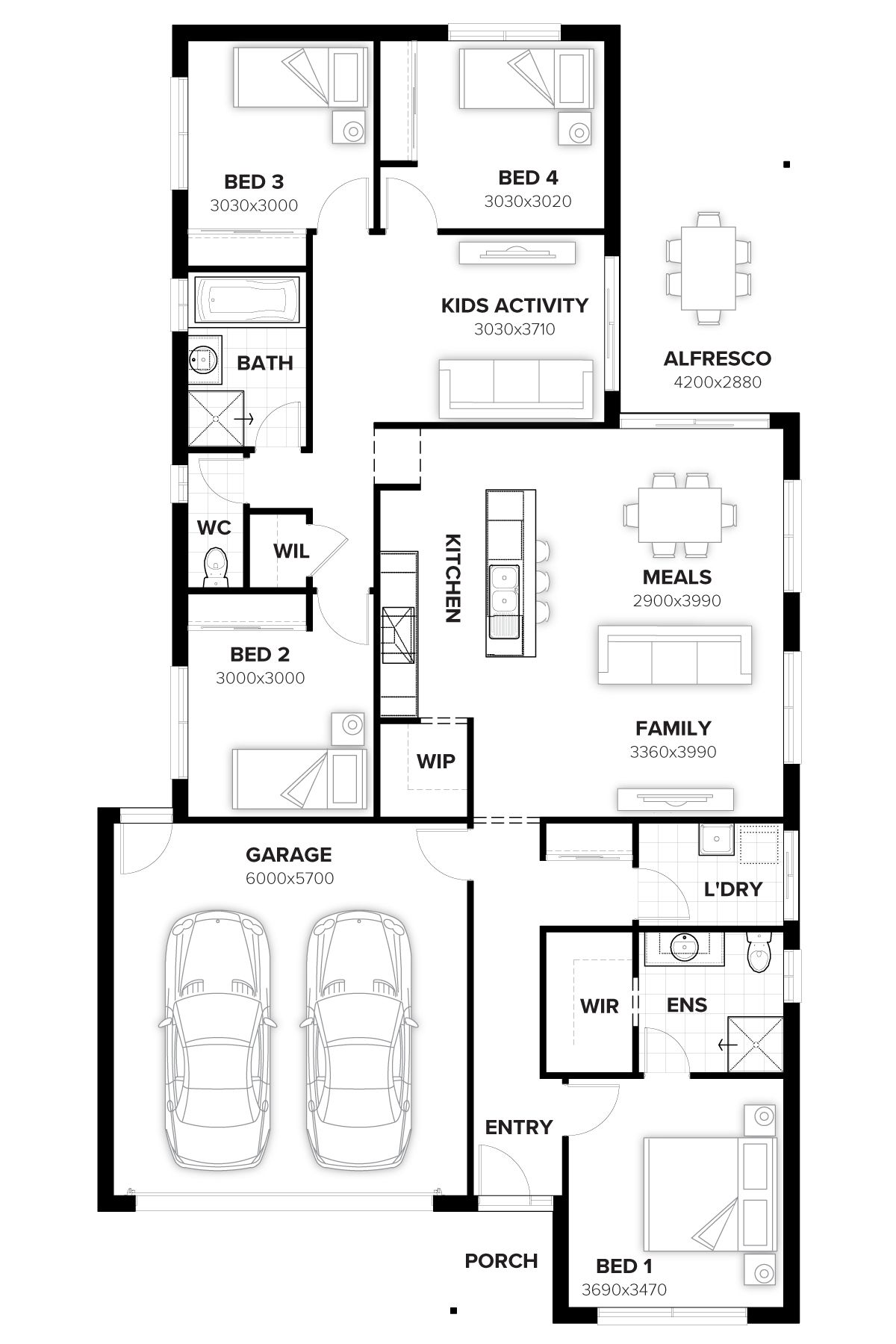 Balmoral 204 by Burbank Homes QLD 147 New Road Chambers Flat, QLD iBuildNew